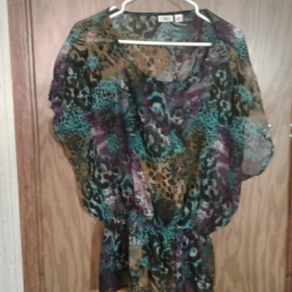 Cato sheer blouse size XL (T) - Picture 4 of 4